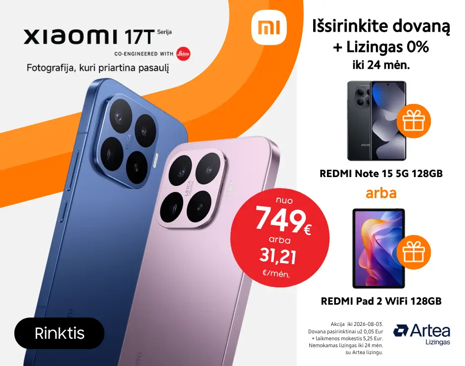 Xiaomi 17T serija su dovana, Mobili prekyba