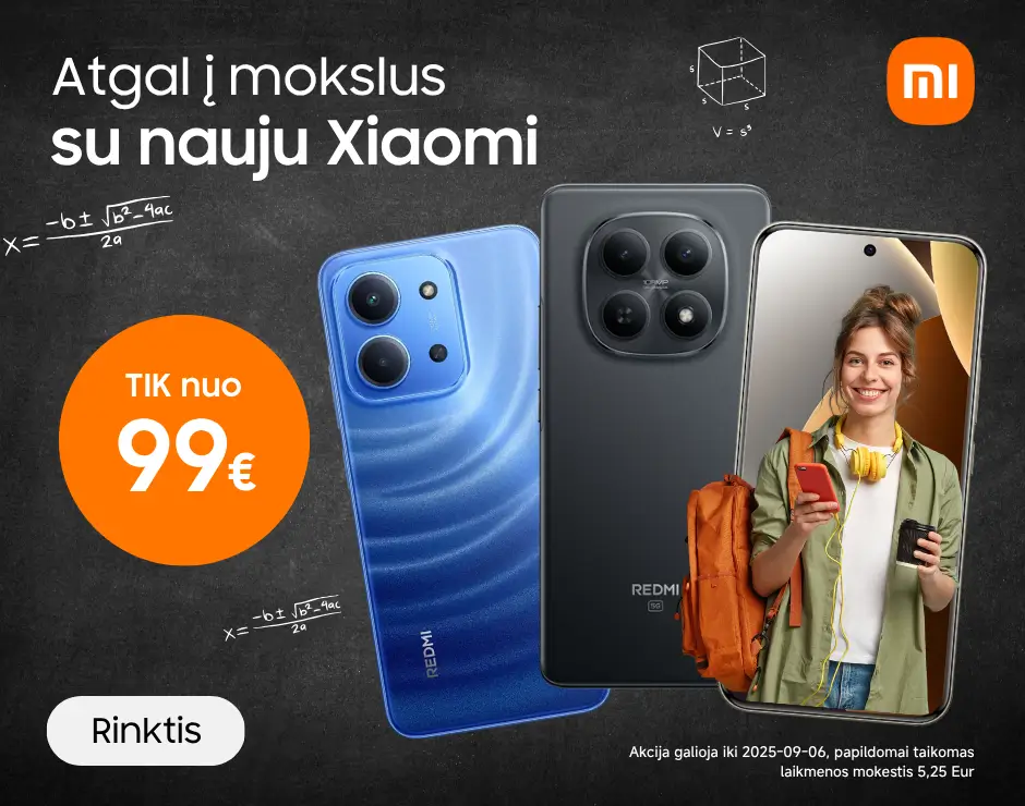 Redmi 15C nuo 99 Eur, Mobili prekyba