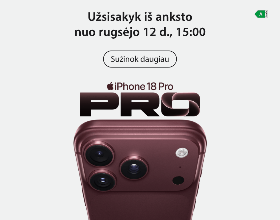 Apple iPhone 18 Pro ir iPhone 18 Pro Max jau greitai prekyboje, Mobili prekyba