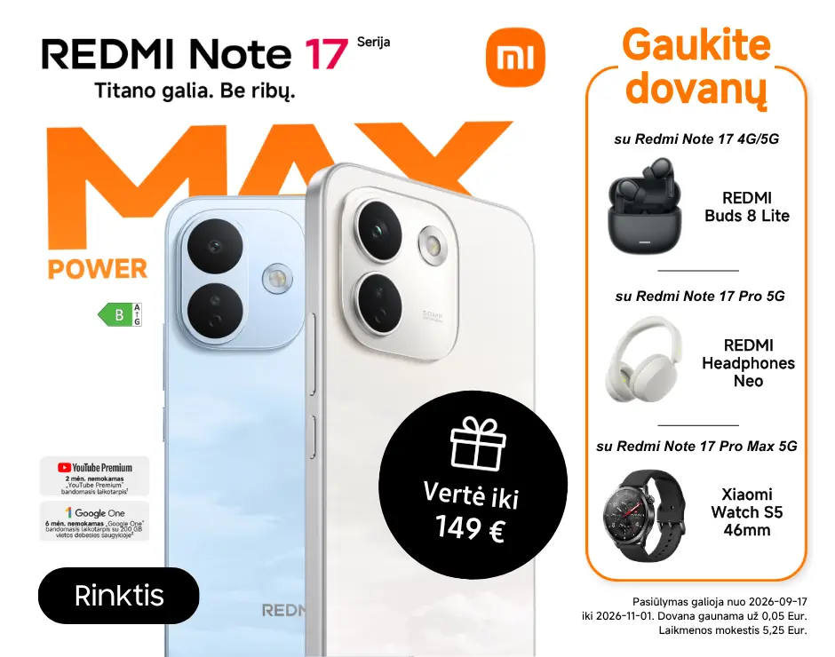 Xiaomi Redmi Note 17 serija, Mobili prekyba
