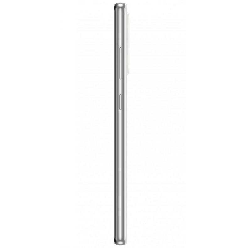 SAMSUNG Galaxy A52 baltas iš šono