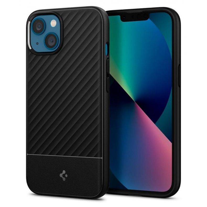 SPIGEN Core Armor dėklas iPhone 13, nugarėlė, juoda