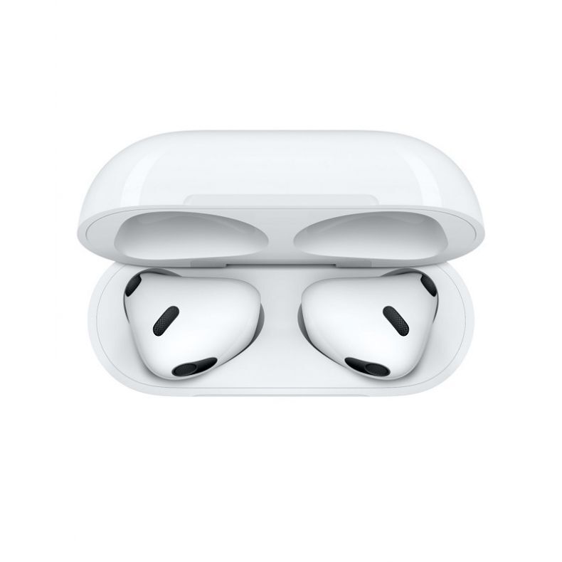 APPLE AirPods (3rd gen) belaidės ausinės iš viršaus