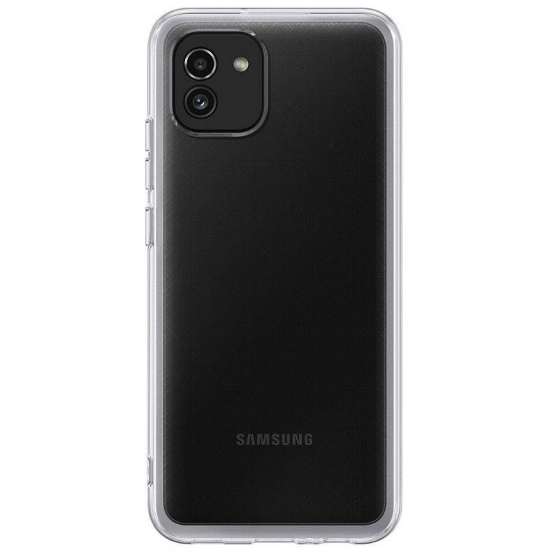 Galaxy A03 4G skaidrus silikoninis dėklas