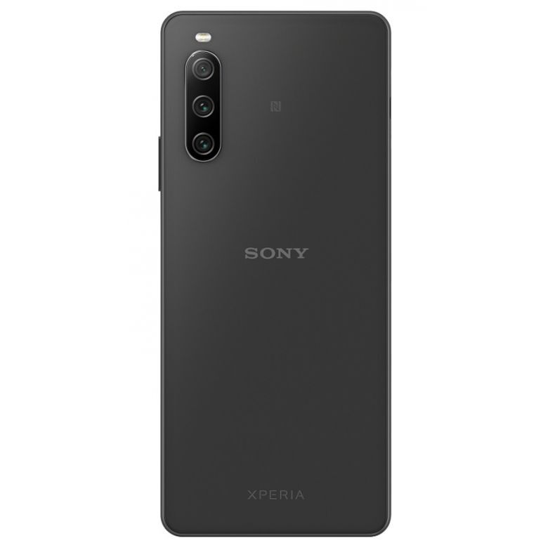 Sony xperia 10-IV juodos spalvos nugarele