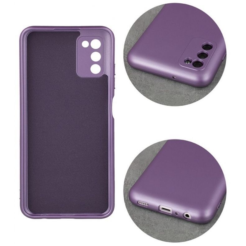 SMART Samsung Galaxy S21 FE metalic silikoninis dėklas