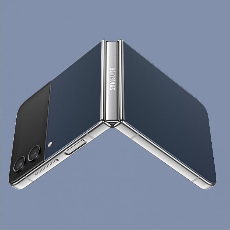 Samsung Flip4 Bespoke Navy pusiau sulenktas