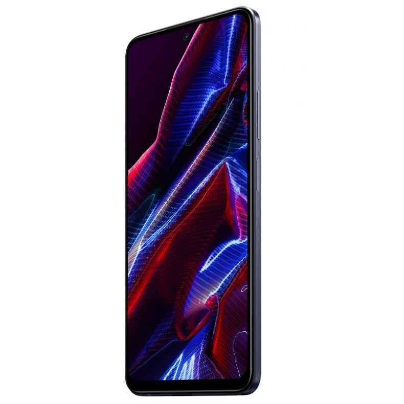 Poco X5 juodos spalvos 45 kampu desinis sonas