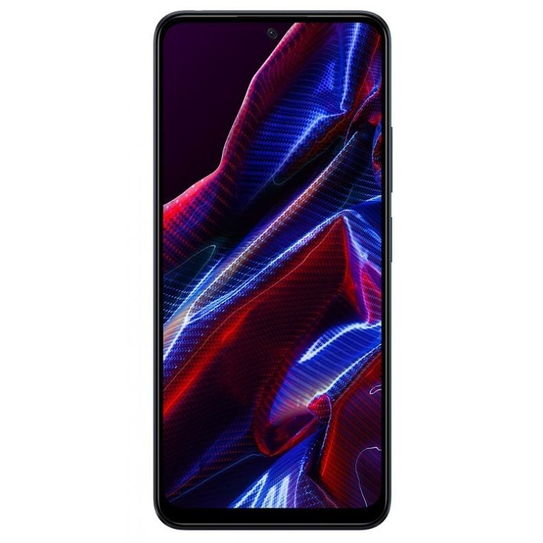 Poco X5 juodos spalvos ekranas