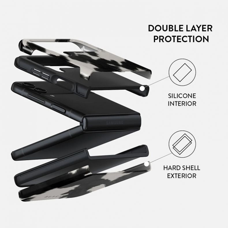 BURGA Tough dėklas Samsung Galaxy Flip4 Achromatic