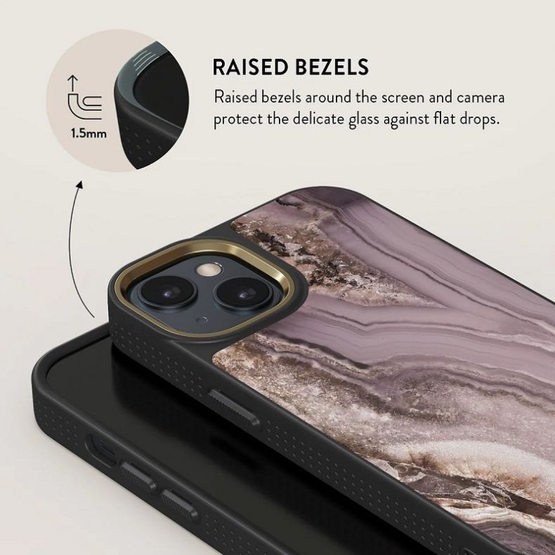BURGA Elite Gold dėklas iPhone 14 Plus Golden Taupe