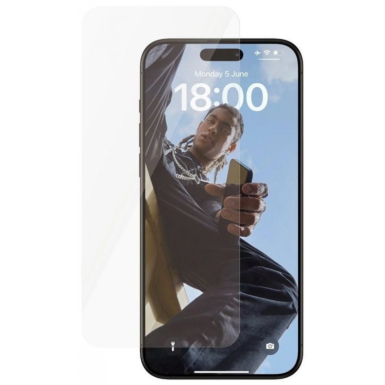 PANZERGLAS grūdintas apsauginis stikliukas iPhone 15 Pro Max