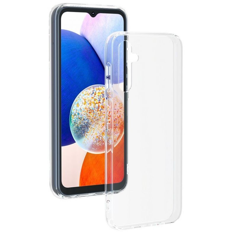 BigBen silikoninis Samsung Galaxy A14 Clear (skaidrus) apsauginis dėklas, 2 nuotrauka