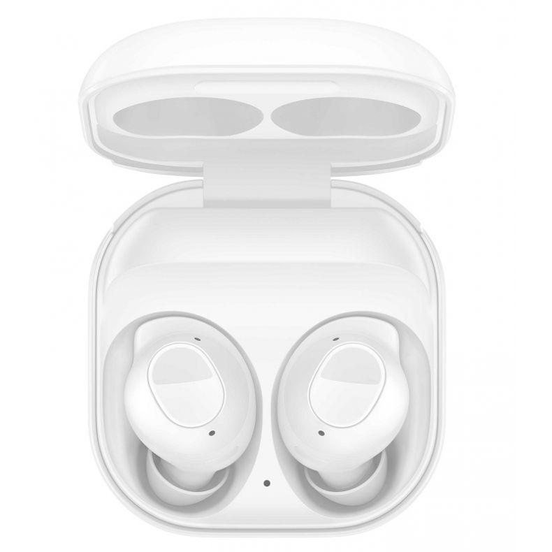 Samsung_Galaxy_BUDS_FE_baltos_spalvos_baltas_deklas_atidarytas_ausines_viduje