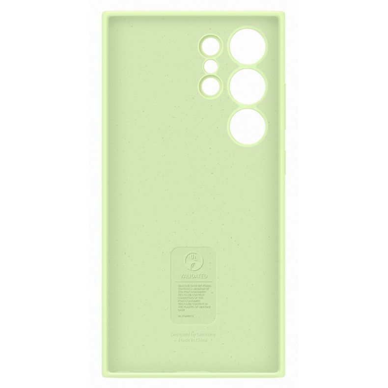 SAMSUNG Galaxy S24 Ultra silikoninis dėklas žalsvas