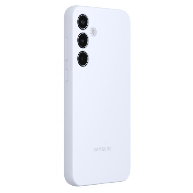 Samsung Galaxy A55 silikoninis dėklas melsvas, 3 nuotrauka