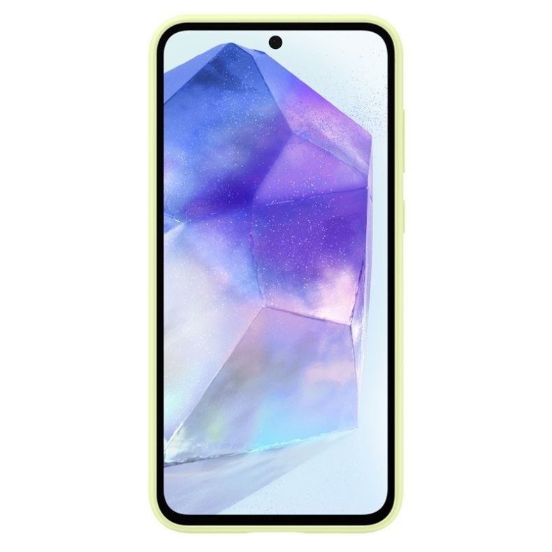 Samsung Galaxy A55 silikoninis dėklas žalsvas, 2 nuotrauka