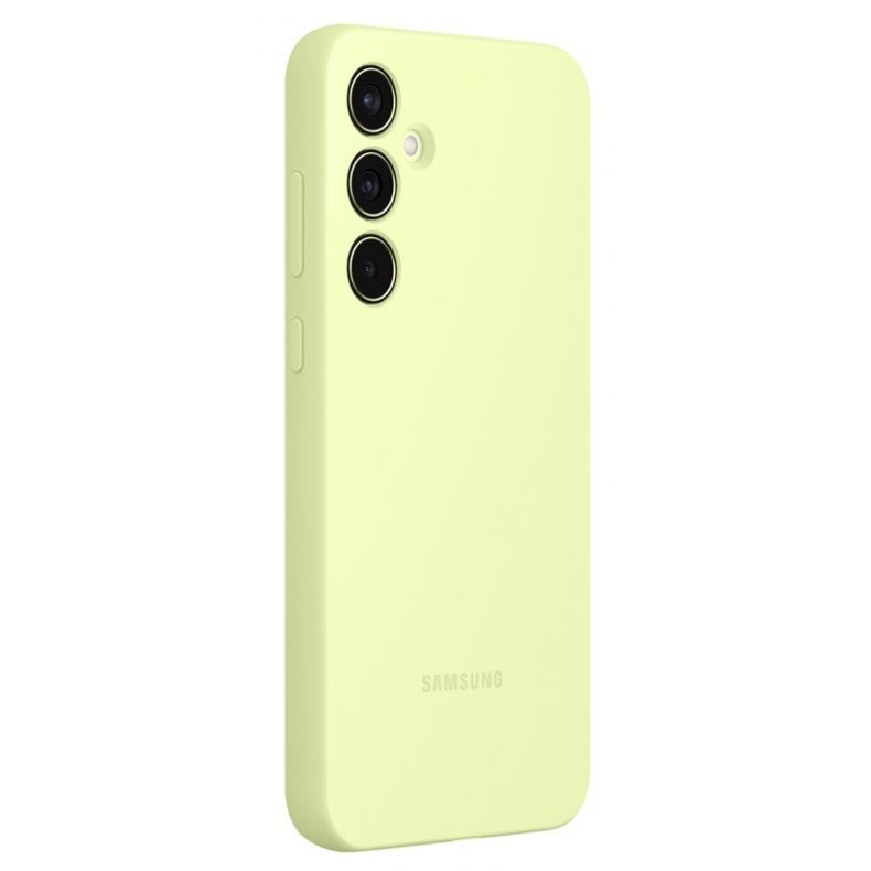 Samsung Galaxy A55 silikoninis dėklas žalsvas, 3 nuotrauka