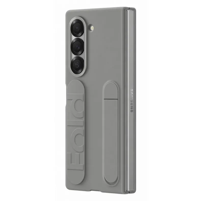 Samsung Galaxy Fold6 silikoninis dėklas su dirželiu, 2 nuotrauka