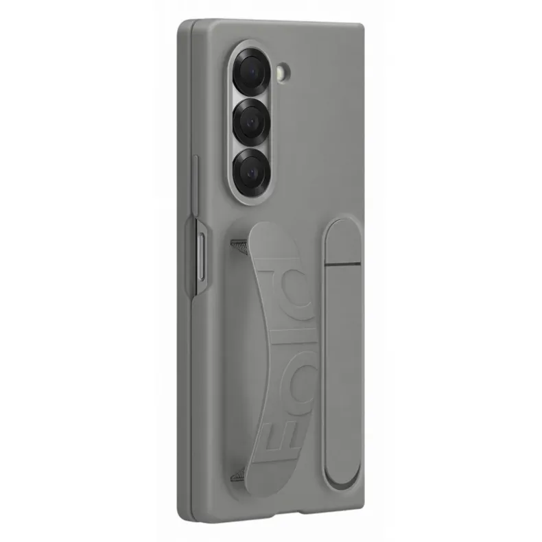 Samsung Galaxy Fold6 silikoninis dėklas su dirželiu, 3 nuotrauka