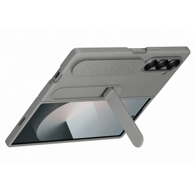 Samsung Galaxy Fold6 silikoninis dėklas su dirželiu, 4 nuotrauka