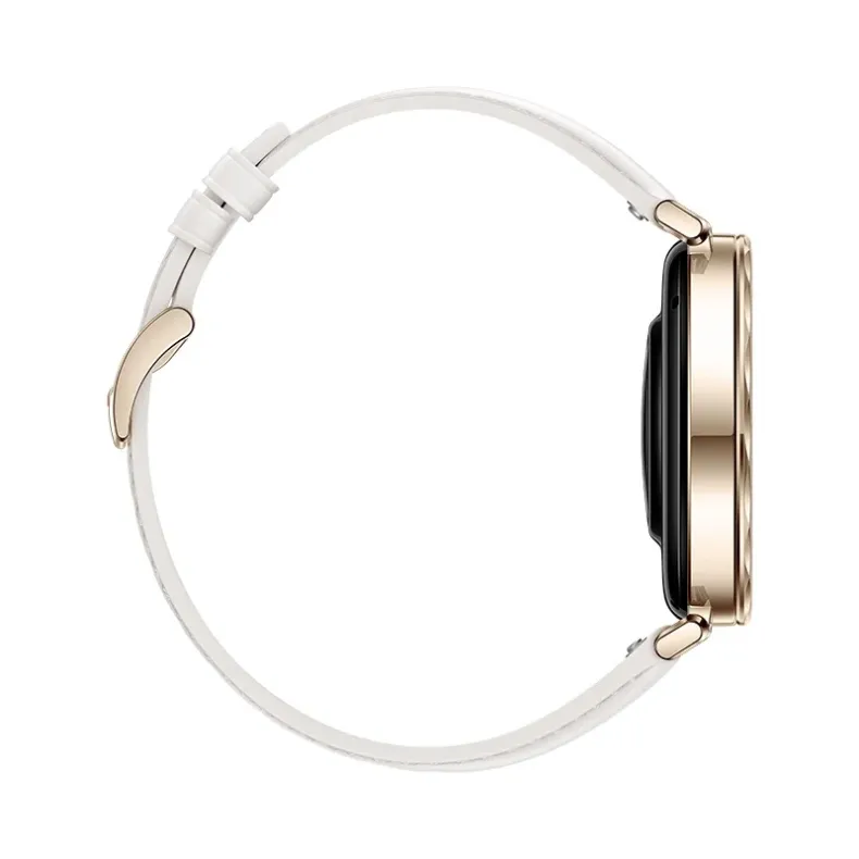 Huawei GT5 išmanusis laikrodis 41mm, auksinis balta apyrankė, 4 nuotrauka