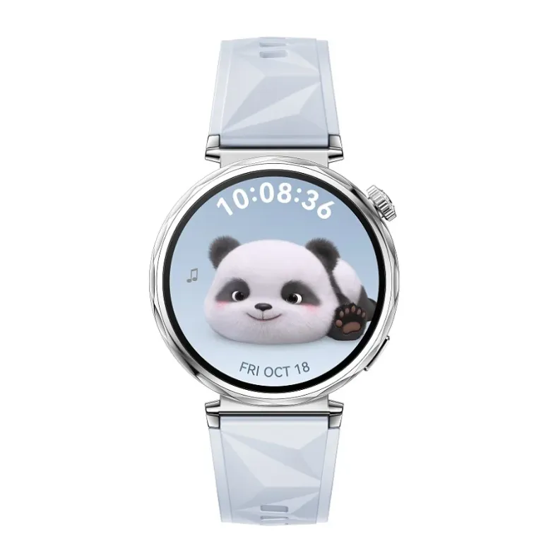  Huawei GT5 išmanusis laikrodis 41mm, sidabrinis mėlyna apyrankė, 1 nuotrauka