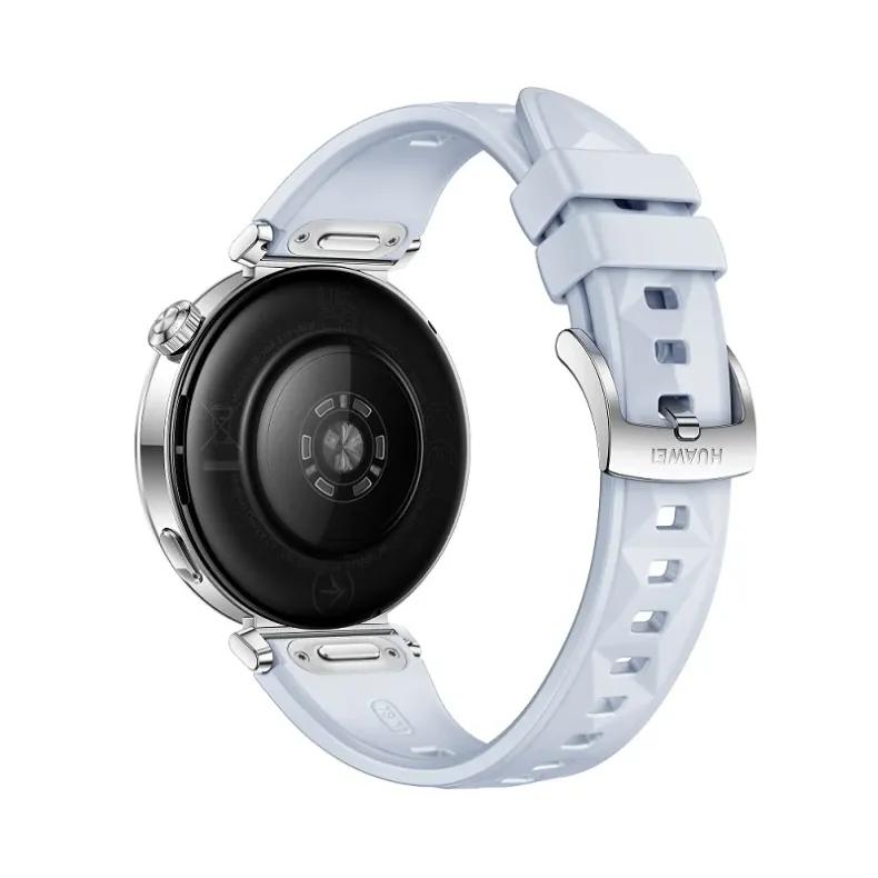 Huawei GT5 išmanusis laikrodis 41mm, sidabrinis mėlyna apyrankė, 6 nuotrauka