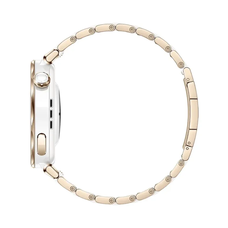 Huawei GT 5 Pro išmanusis laikrodis 42mm, baltas keramikinė apyrankė, 5