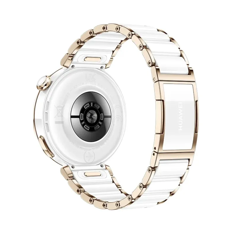 Huawei GT 5 Pro išmanusis laikrodis 42mm, baltas keramikinė apyrankė, 6