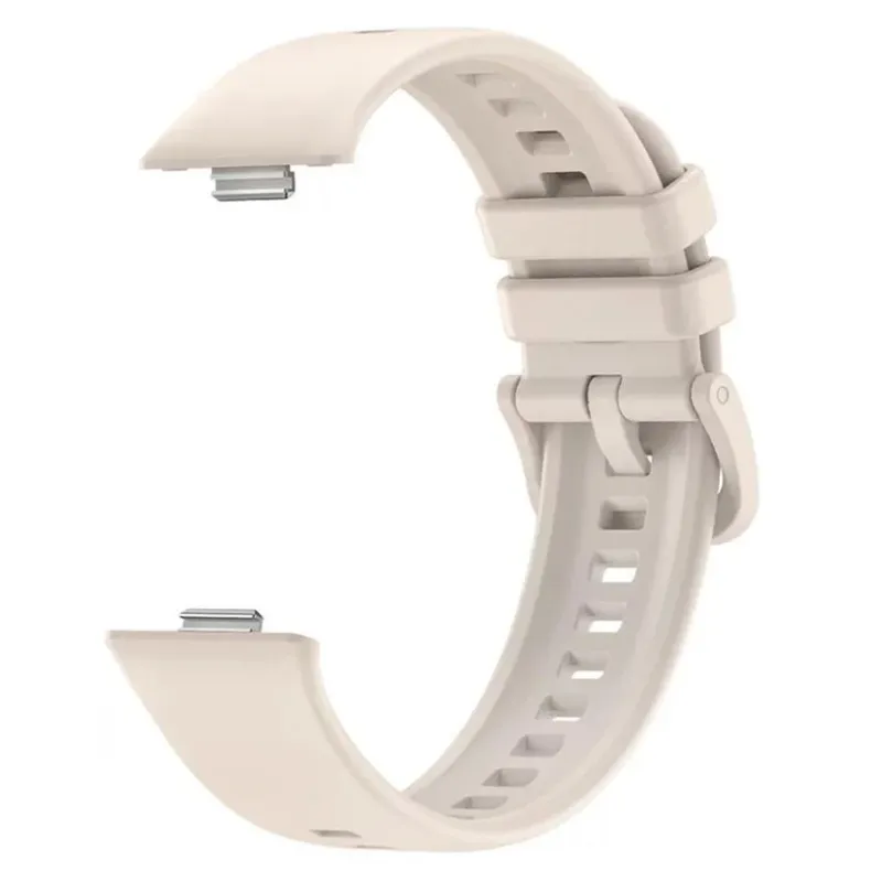 Techprotect Huawei Fit 3 silikoninis dirželis, smėlio, 2 nuotrauka