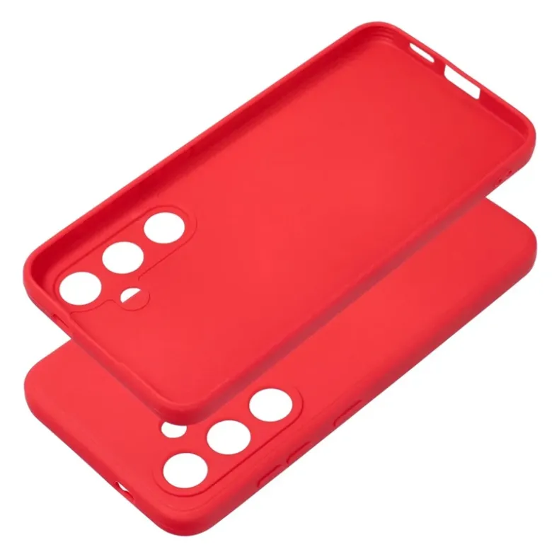 Smart Samsung Galaxy S25 Ultra soft silikoninis dėklas, raudona, 3 nuotrauka