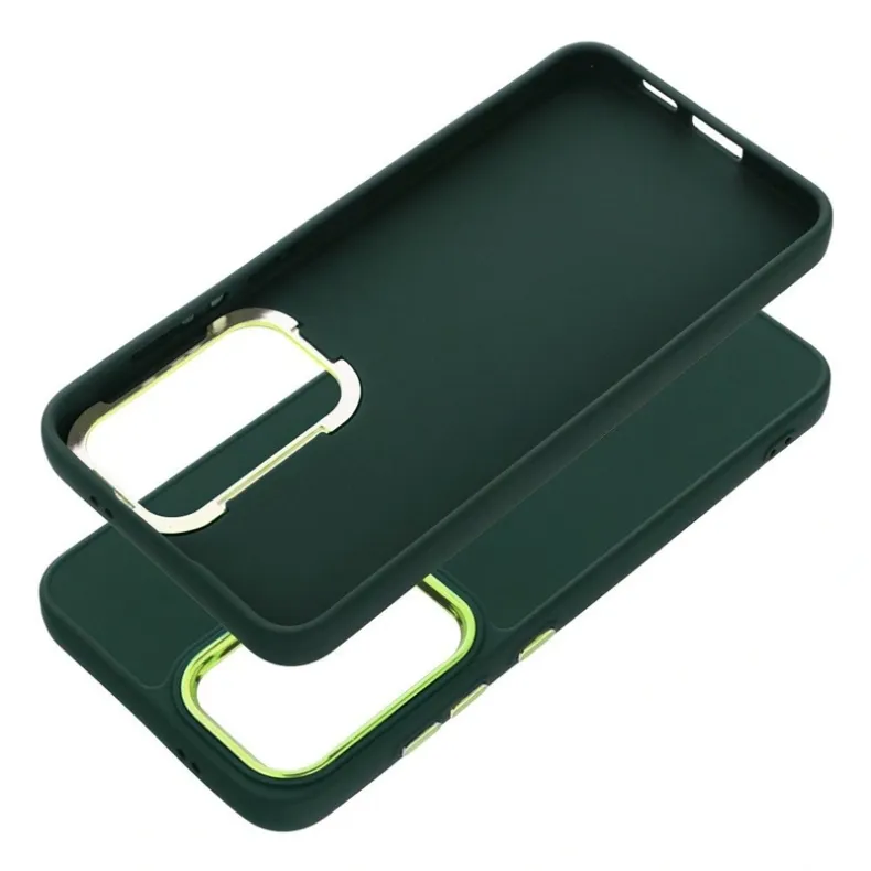 Smart Samsung Galaxy S25 Ultra frame dėklas, žalia, 3 nuotrauka
