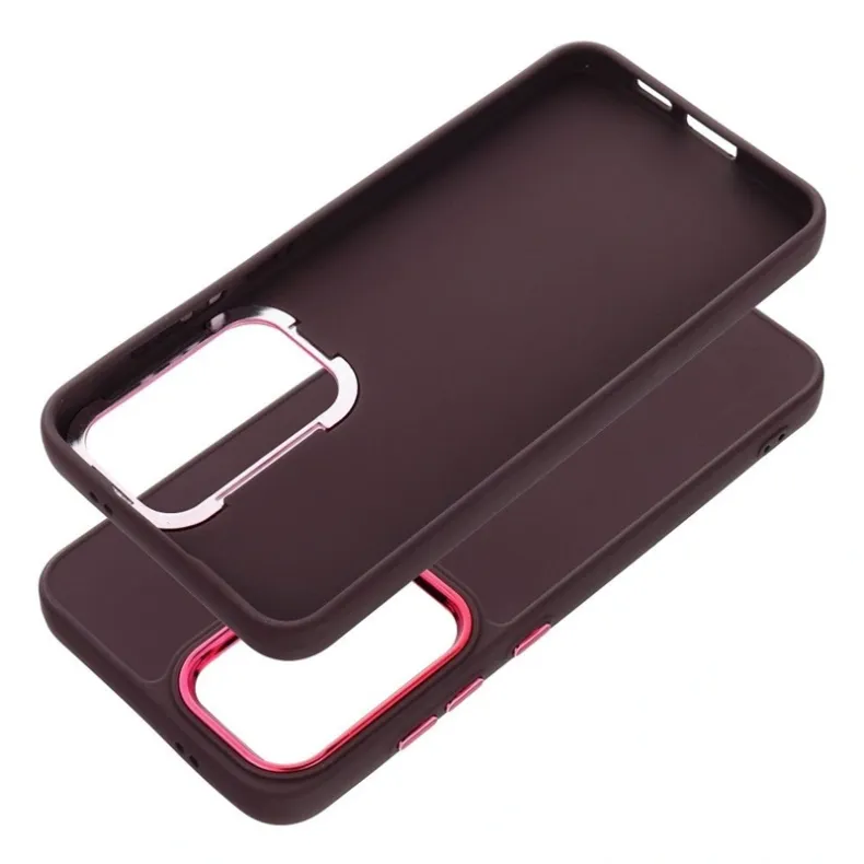 Smart Samsung Galaxy S25+ frame dėklas, violetinė, 3 nuotrauka