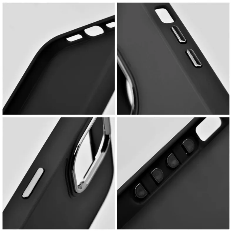 Smart Samsung Galaxy S25+ frame dėklas, juoda, 4 nuotrauka