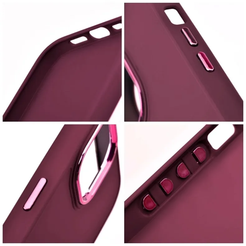Smart Samsung Galaxy S25 frame dėklas, violetinė, 4 nuotrauka