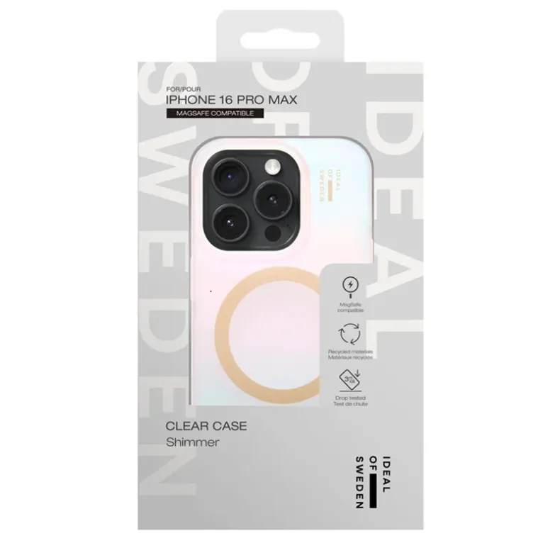 Ideal of Sweden iPhone 16 Pro Max Clear MagSafe dėklas - Shimmer,2 nuotrauka