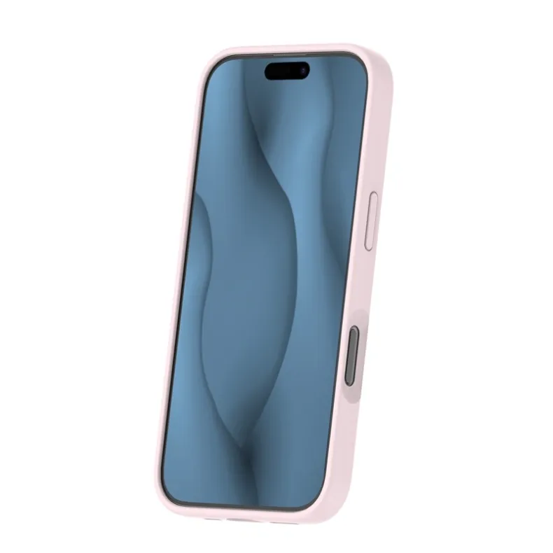 Smart iPhone 16 Pro Max silikoninis Magsafe dėklas, rausva, 3 nuotrauka