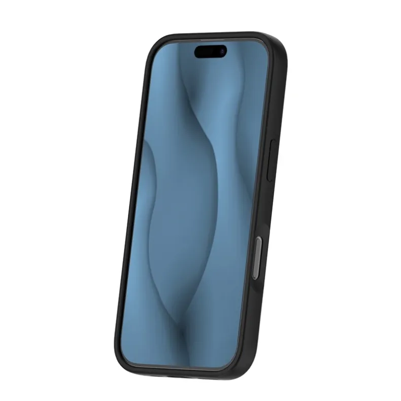 Smart iPhone 16 Pro Max silikoninis Magsafe dėklas, juoda, 3 nuotrauka