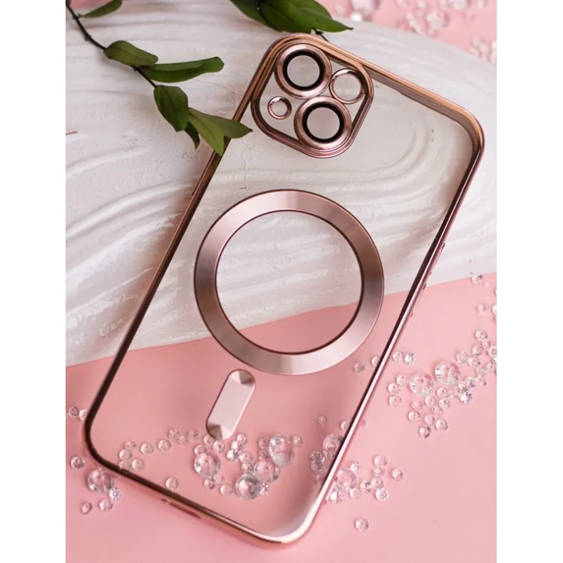 Smart Samsung Galaxy A36 color chrome Mag dėklas, rožinio aukso, 3 nuotrauka