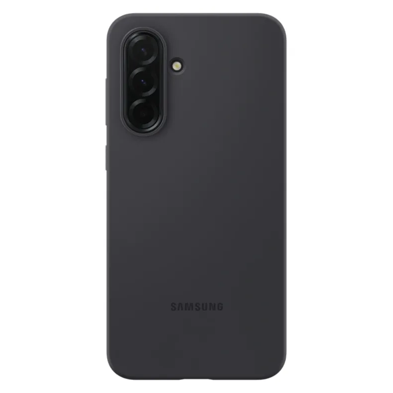 Samsung Galaxy A36 silikoninis dėklas, juoda, 1 nuotrauka