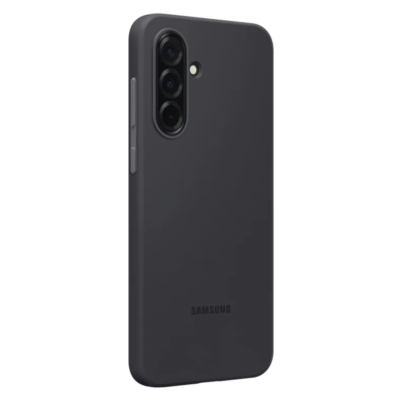 Samsung Galaxy A36 silikoninis dėklas, juoda, 2 nuotrauka