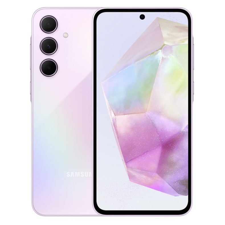Samsung Galaxy A35 violetinė spalva 6 nuotrauka.
