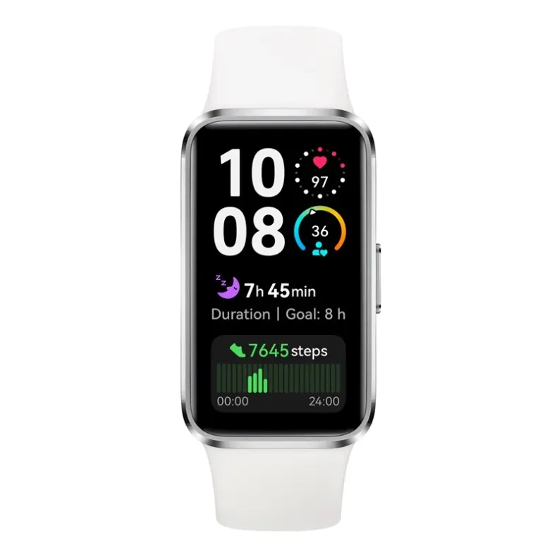 Huawei band 10 alum balta1