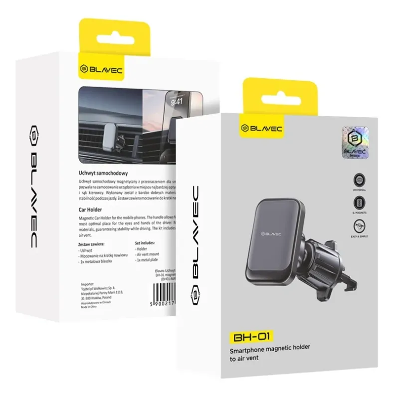 Blavec Bh-01 magnetinis automobilinis laikiklis, 4 nuotrauka