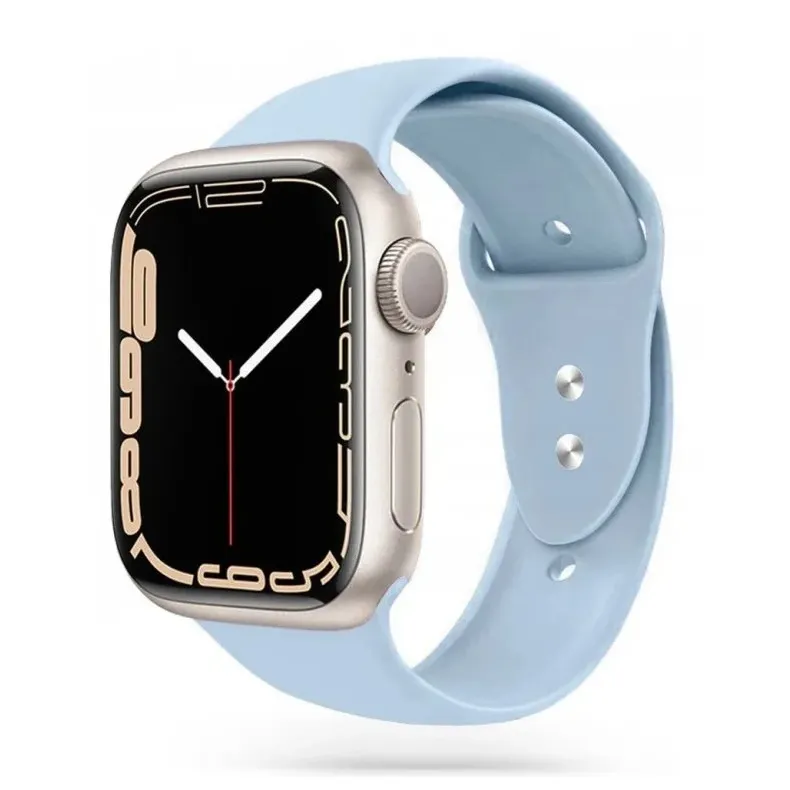 Techprotect Apple Watch 38 | 40 | 41 mm silikoninis dirželis, melsvas, 1 nuotrauka