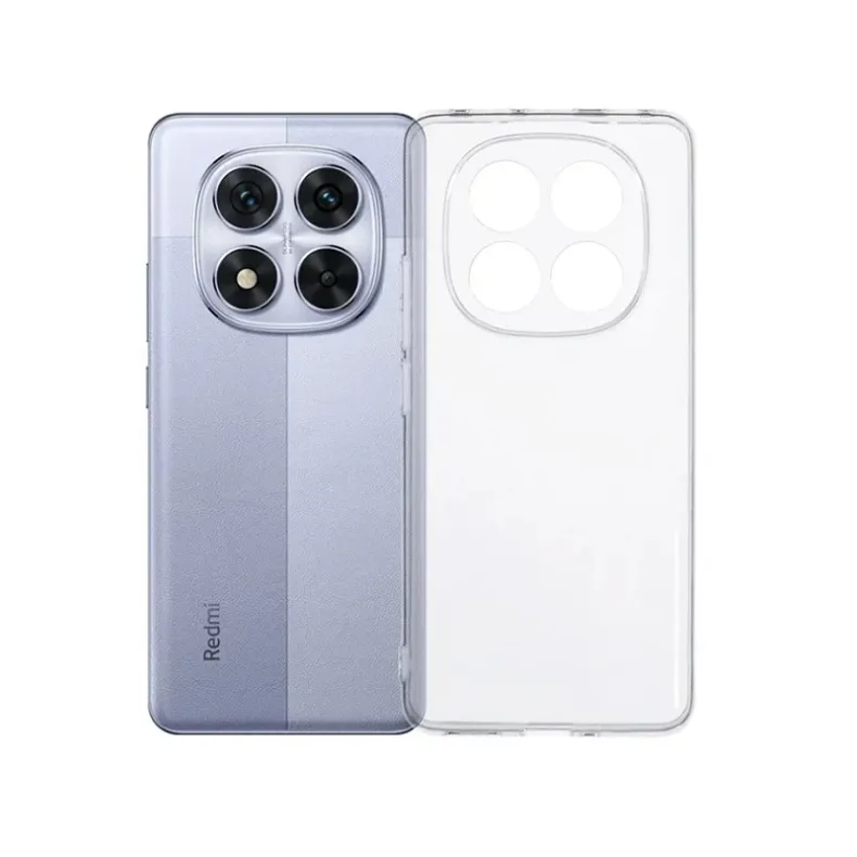 Smart Xiaomi Redmi Note 14 Pro 5GPro+ skaidrus silikoninis dėklas,2 nuotrauka