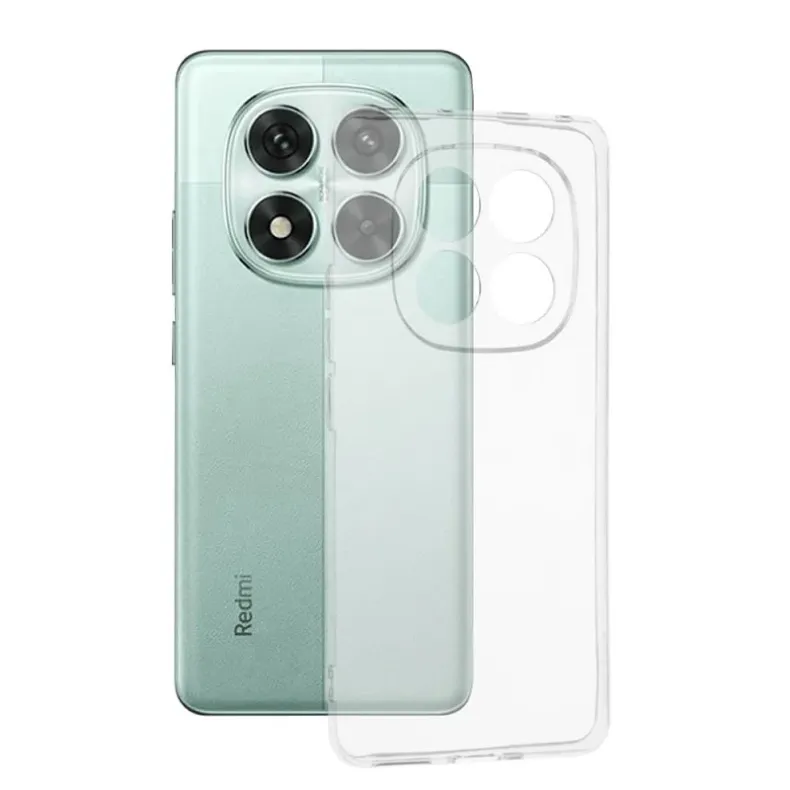 Smart Xiaomi Redmi Note 14 Pro 5GPro+ skaidrus silikoninis dėklas,3 nuotrauka