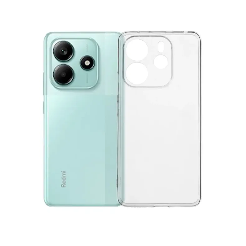 Smart Xiaomi Redmi Note 14 5G skaidrus silikoninis dėklas,2 nuotrauka