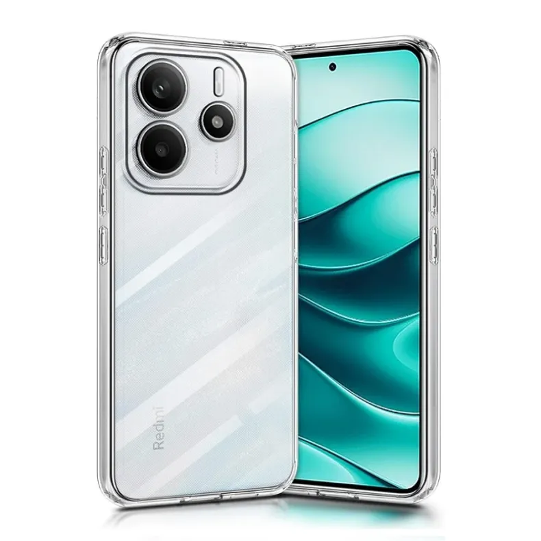 Smart Xiaomi Redmi Note 14 5G skaidrus silikoninis dėklas,3 nuotrauka